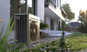 HVAC unit outside of home