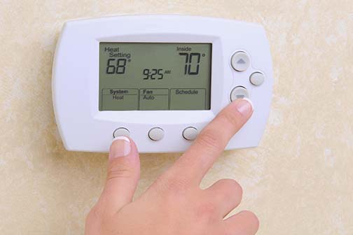 modern programmable thermostat